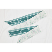 BOTANICAL SCARF SLEEVELESS T-SHIRT