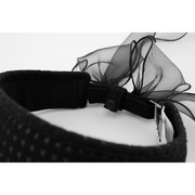 MESH ORGANZA RIBBON VISOR