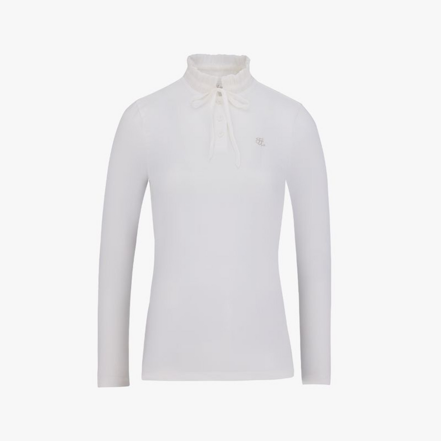 RIBBON FRILL T-SHIRT