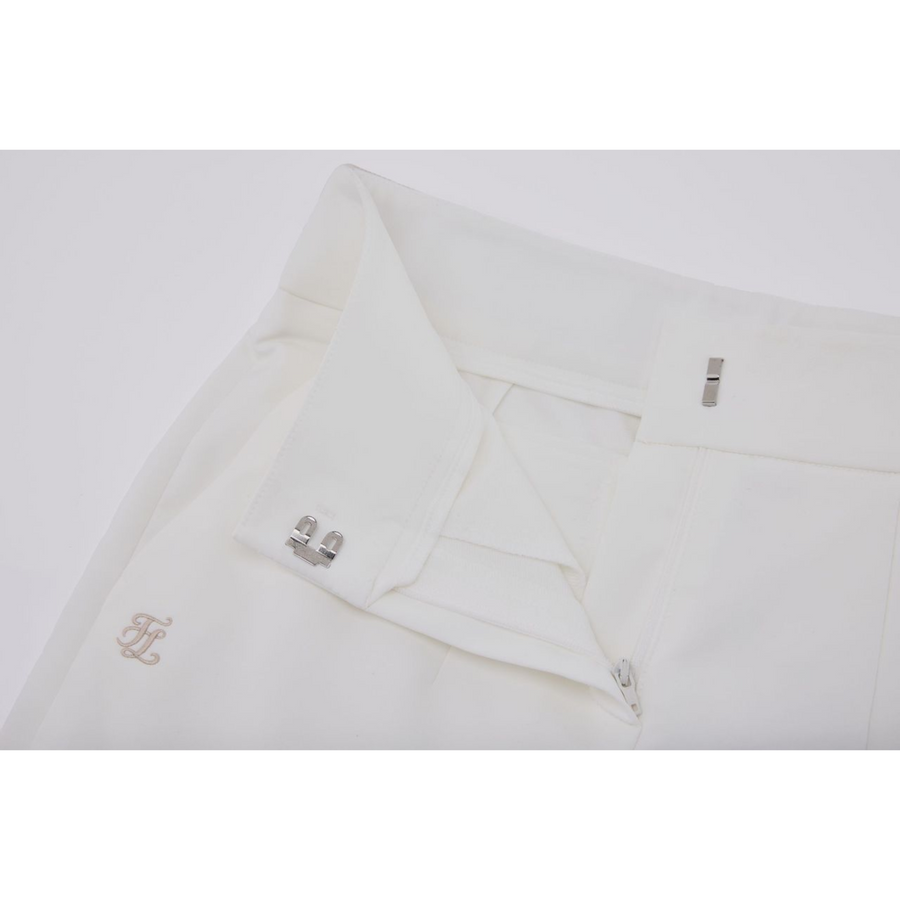BANDED STRAIGHT PANTS