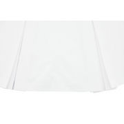 RIBBON BELT WIDE PLEATED SKIRT