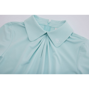 FRONT SHIRRING T-SHIRT
