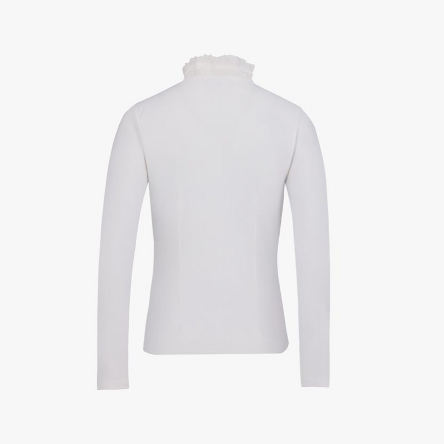 RIBBON FRILL T-SHIRT