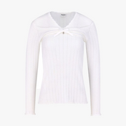 RIBBON SHIRRING KNIT