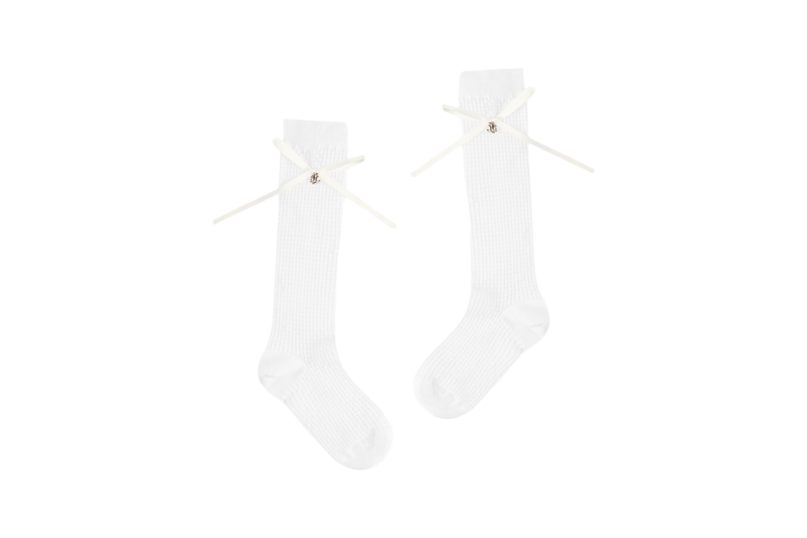 MESH RIBBON KNEE SOCKS
