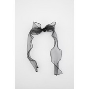 MESH ORGANZA RIBBON VISOR