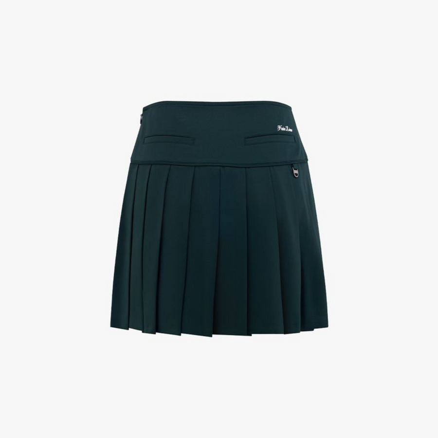 WIDE PERFORMANCE PLEATED SKIRT