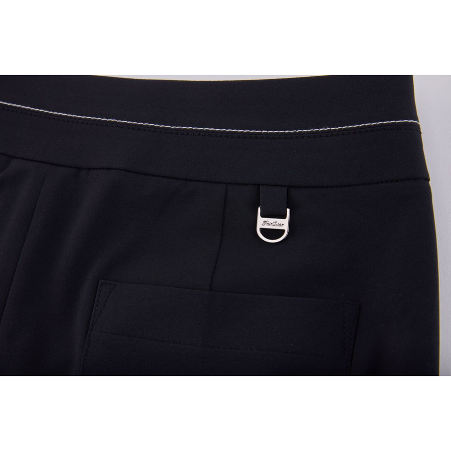 HIGH-WAIST STRETCH BOOTCUT PANTS