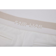 BANDED STRAIGHT PANTS