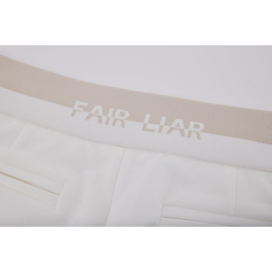 BANDED STRAIGHT PANTS