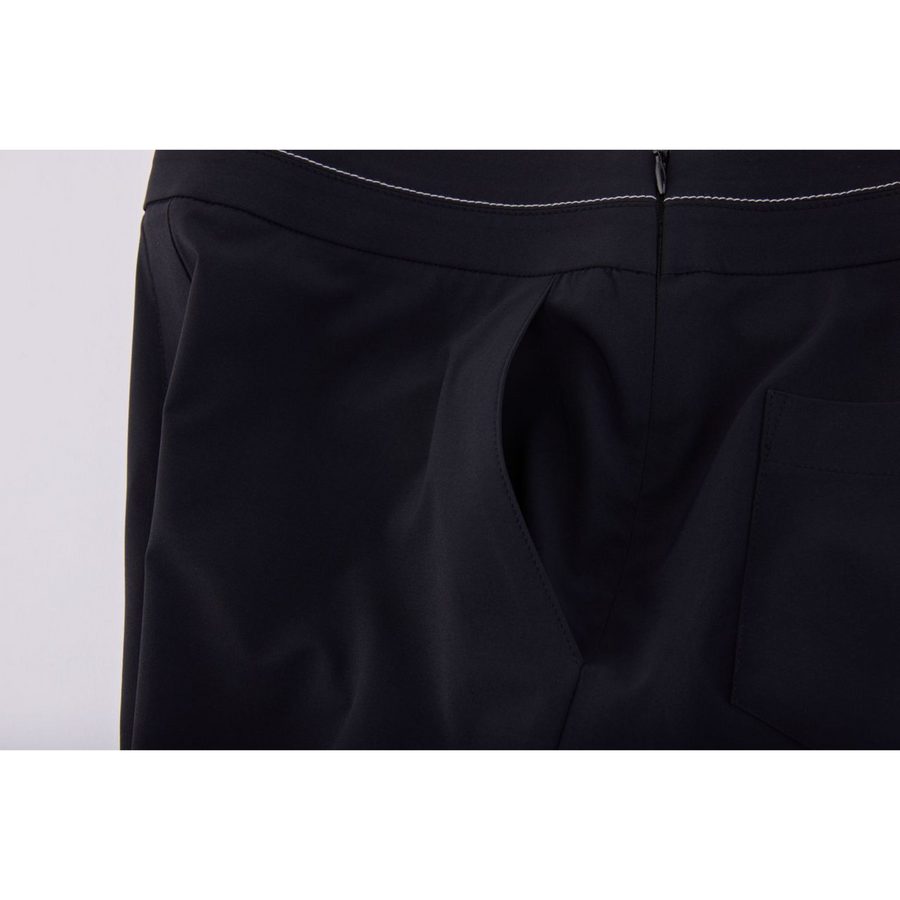 HIGH-WAIST STRETCH BOOTCUT PANTS