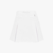 RIBBON BELT WIDE PLEATED SKIRT