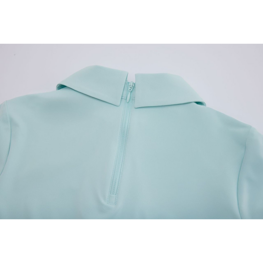 FRONT SHIRRING T-SHIRT