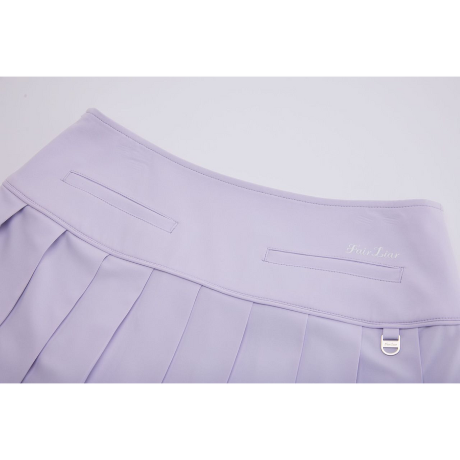 WIDE PERFORMANCE PLEATED SKIRT