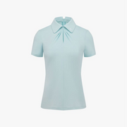 FRONT SHIRRING T-SHIRT