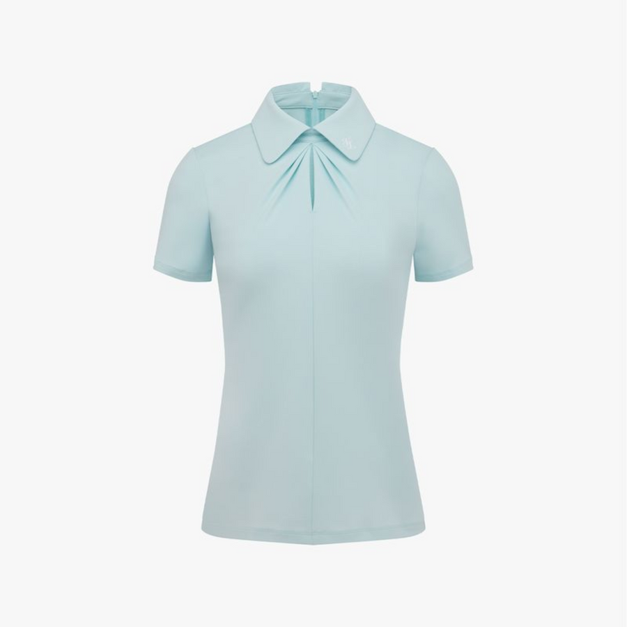 FRONT SHIRRING T-SHIRT