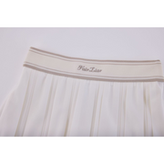 DOUBLE PLEATED BAND SKIRT