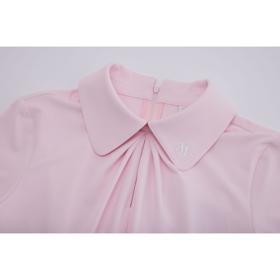 FRONT SHIRRING T-SHIRT