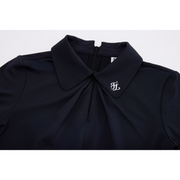 FRONT SHIRRING T-SHIRT