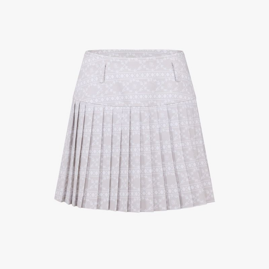 HIGH-WAIST PATTERN SKIRT