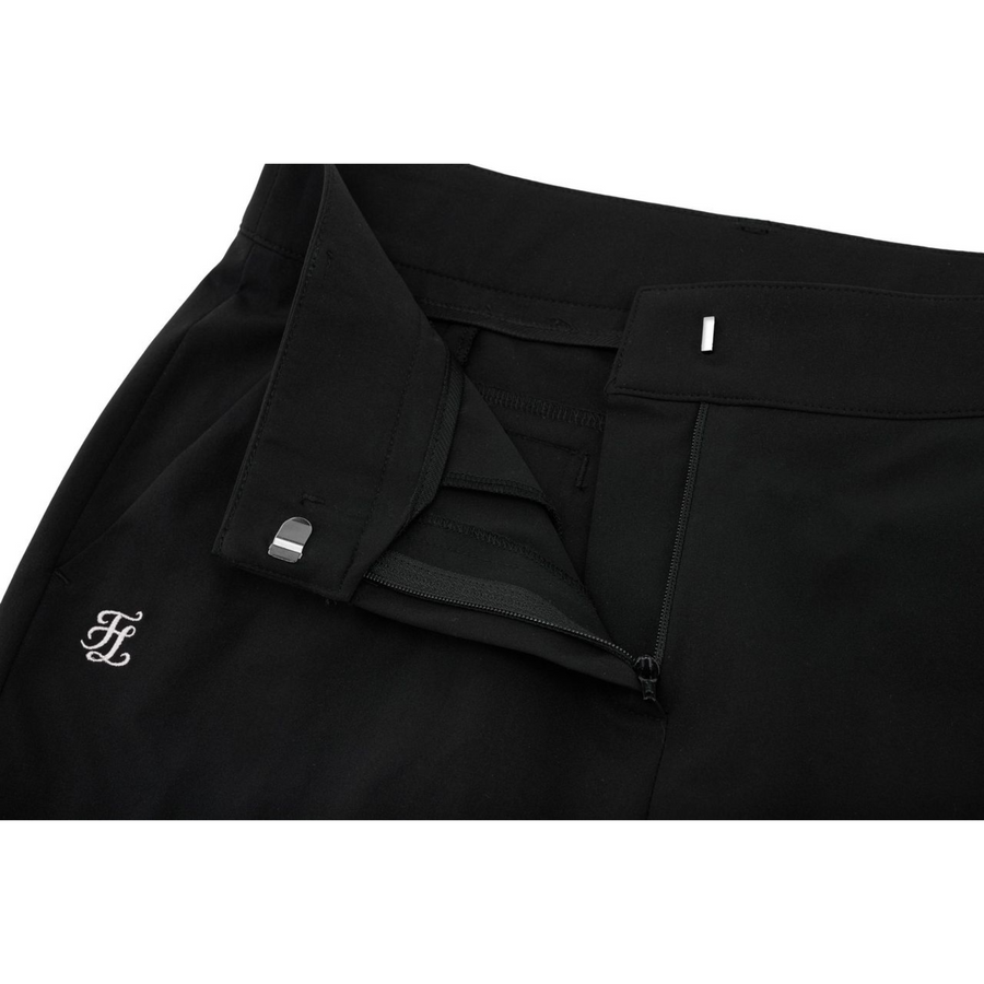 HIGH WAIST BACK SLIT BOOTCUT PANTS
