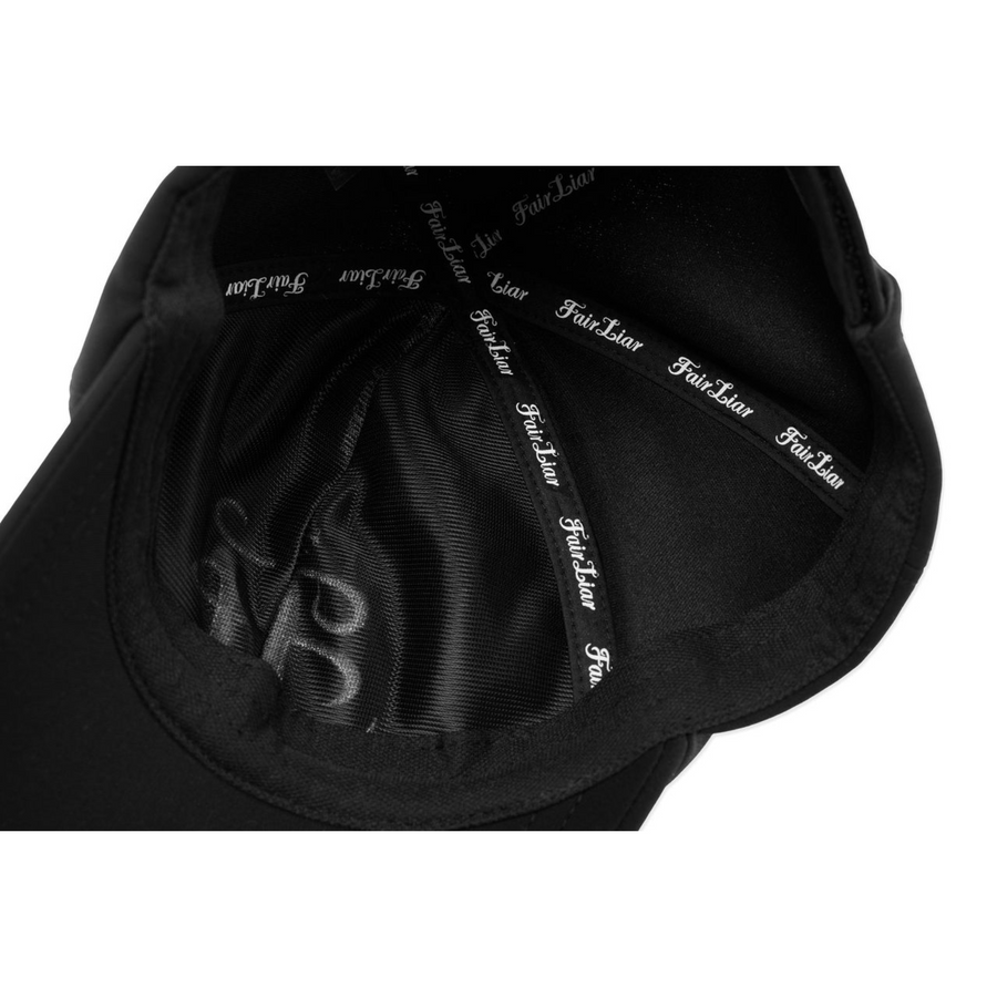 ORGANZA RIBBON LOGO CAP
