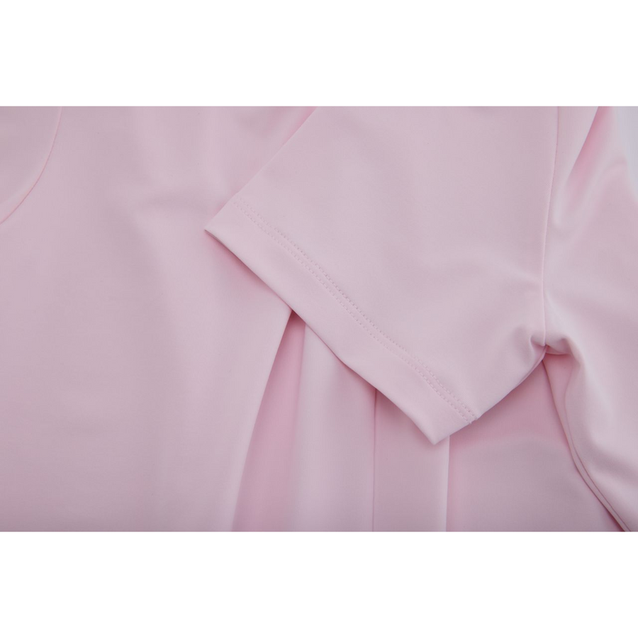 FRONT SHIRRING T-SHIRT