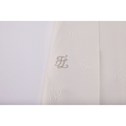 LETTERING JACQUARD PLEATED SKIRT