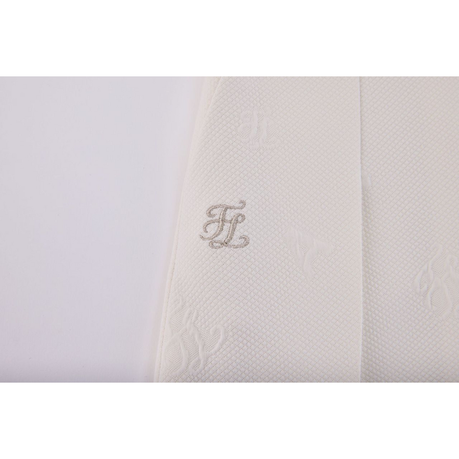 LETTERING JACQUARD PLEATED SKIRT