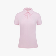 FRONT SHIRRING T-SHIRT