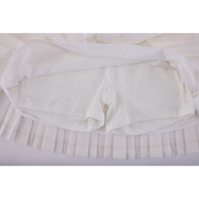 DOUBLE PLEATED BAND SKIRT