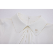 FRONT SHIRRING T-SHIRT
