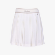 DOUBLE PLEATED BAND SKIRT