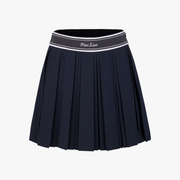 DOUBLE PLEATED BAND SKIRT