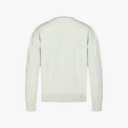 DOUBLE LAYER V-NECK CARDIGAN