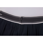 DOUBLE PLEATED BAND SKIRT