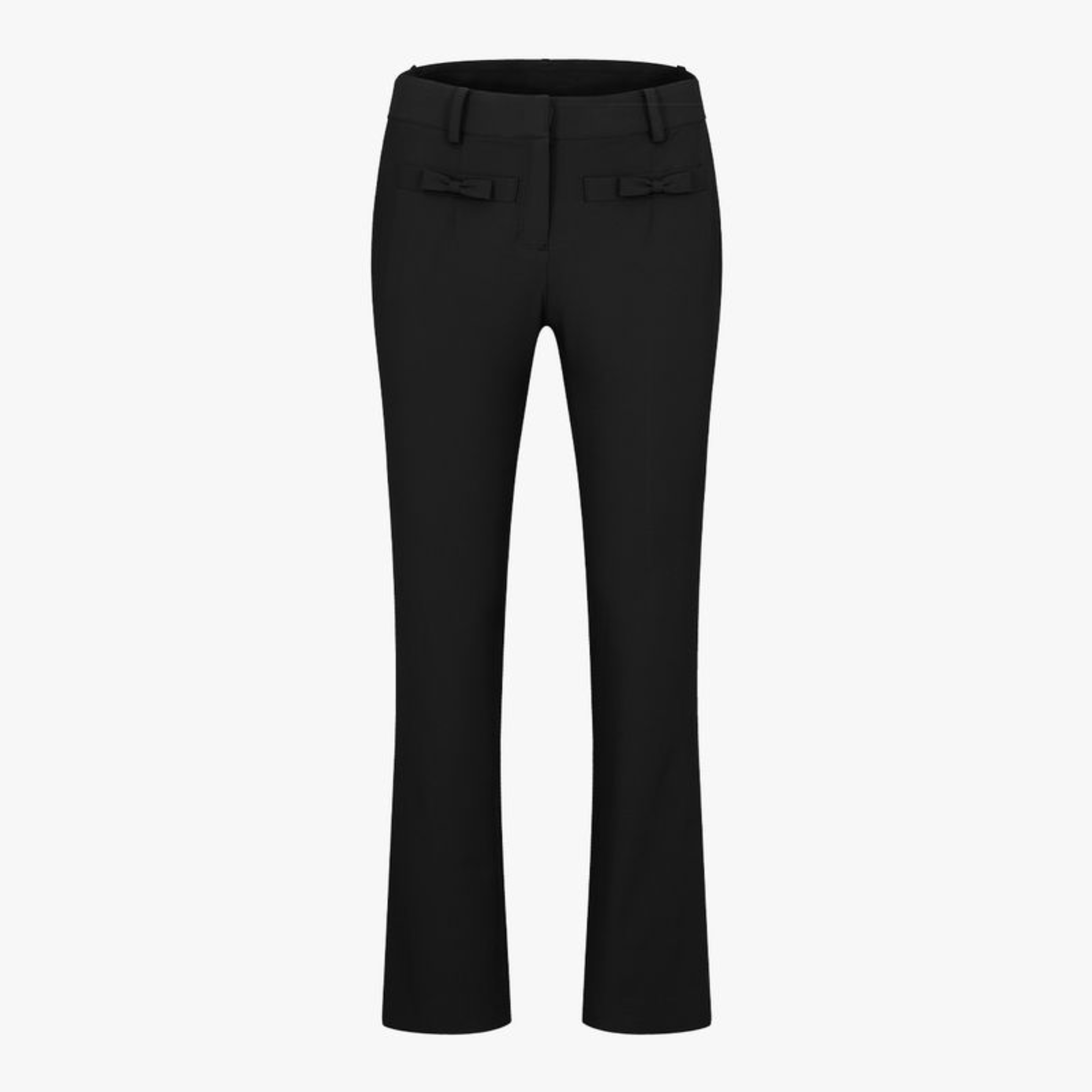 RIBBON POCKET BOOTCUT PANTS