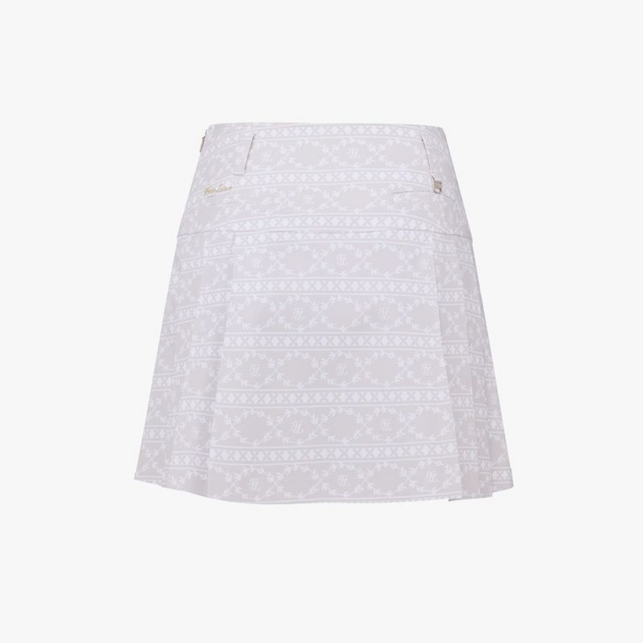 HIGH-WAIST PATTERN SKIRT