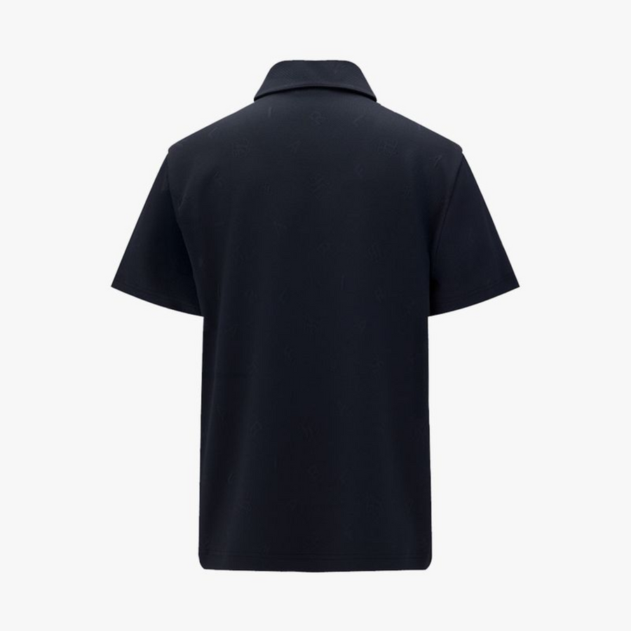 MEN'S LETTERING JACQUARD T-SHIRT