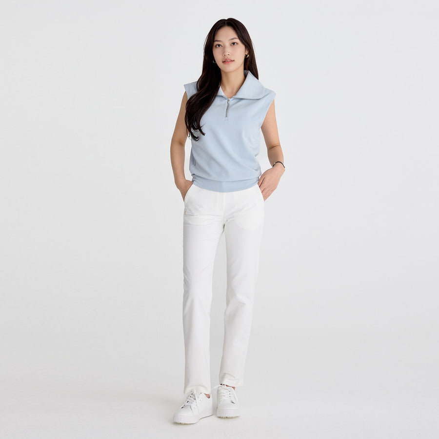 BANDED STRAIGHT PANTS