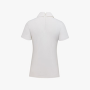 FRONT SHIRRING T-SHIRT