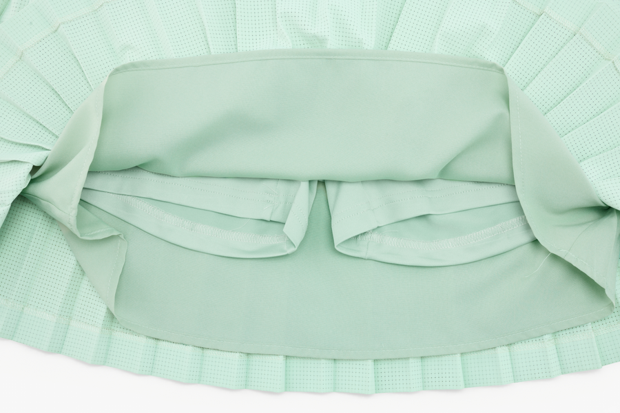 MAGIC LIP STRING PLEATED SKIRT