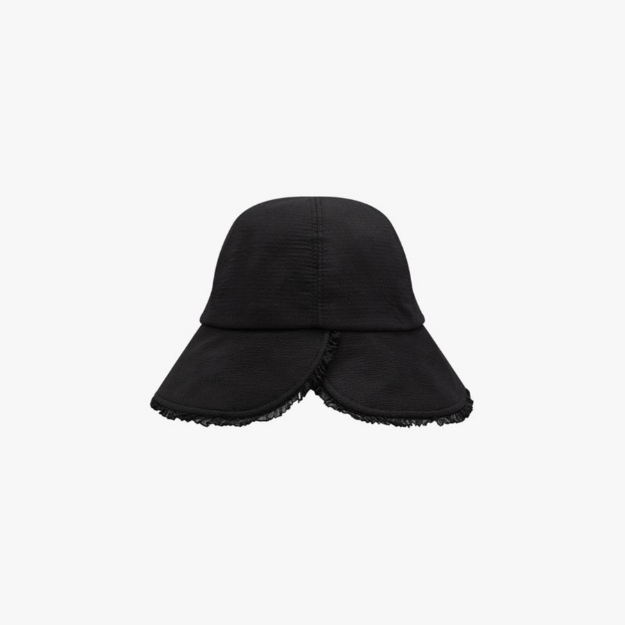 RUFFLE BONNET HAT