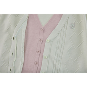 DOUBLE LAYER V-NECK CARDIGAN