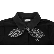 PATTERN RIBBON DETACHABLE T-SHIRT