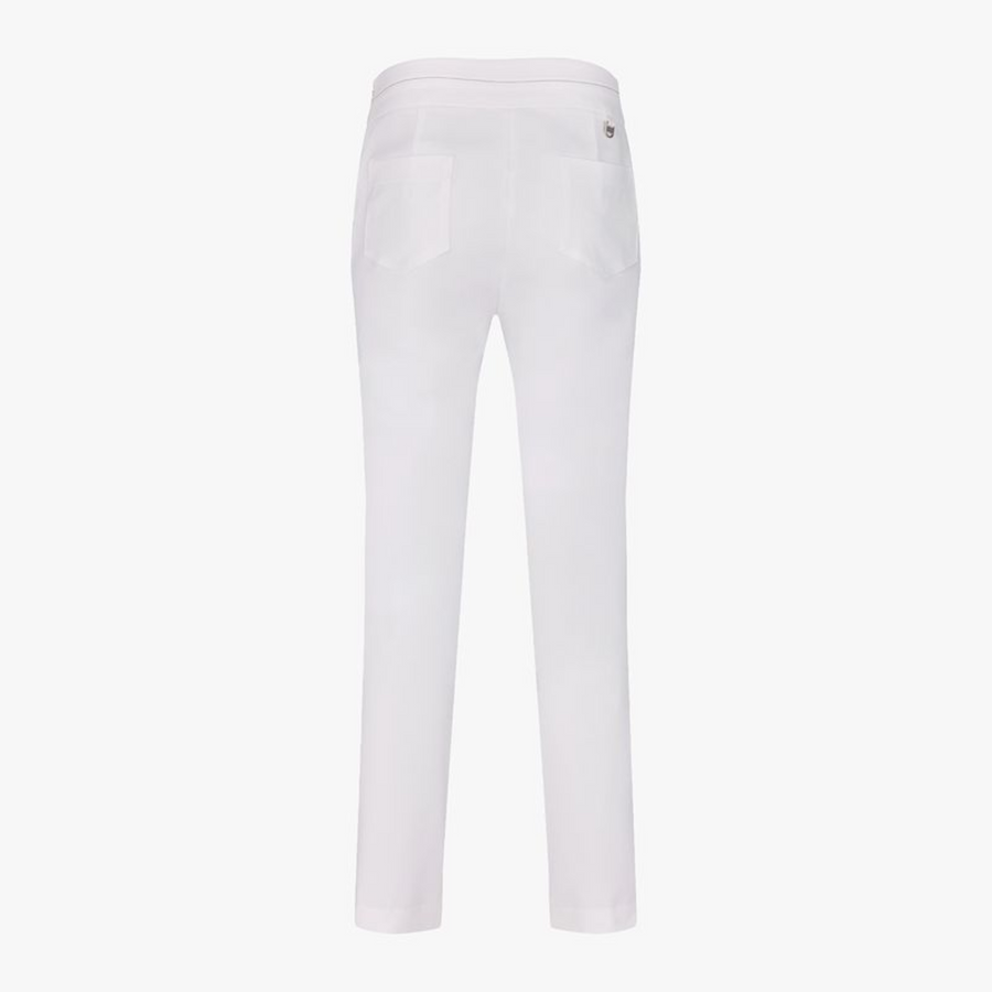 HIGH-WAIST STRETCH BOOTCUT PANTS