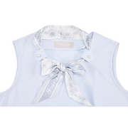 BOTANICAL SCARF SLEEVELESS T-SHIRT