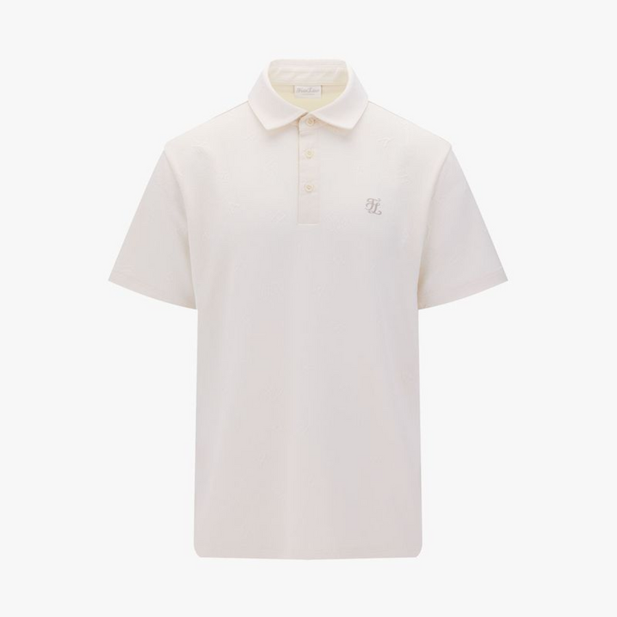 MEN'S LETTERING JACQUARD T-SHIRT