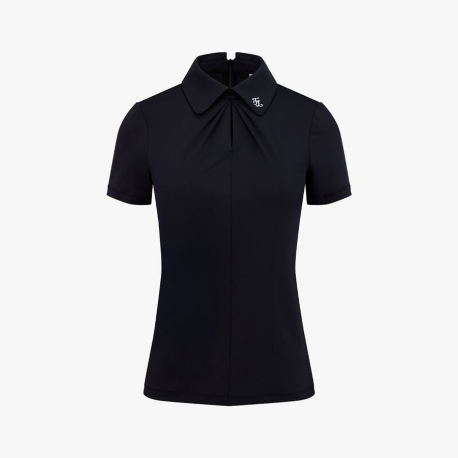 FRONT SHIRRING T-SHIRT