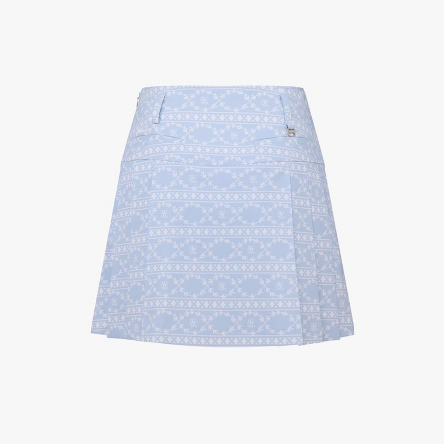 HIGH-WAIST PATTERN SKIRT
